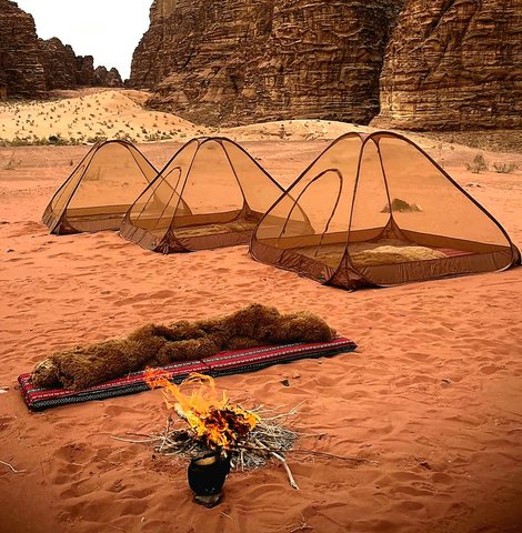 Camping in Wadi Rum