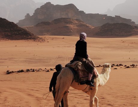 Camel Ride in Wadi Rum
