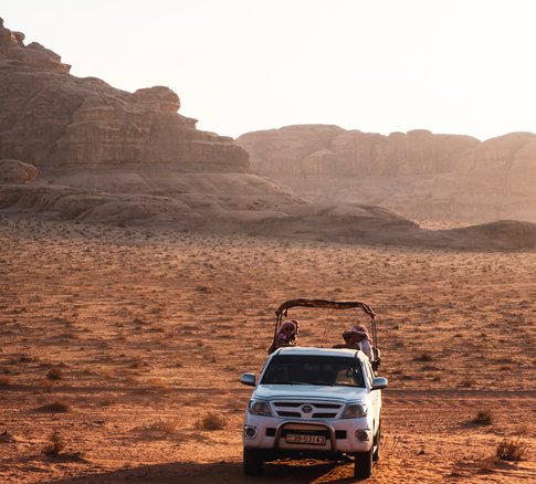 Jeep tour in Wadi Rum